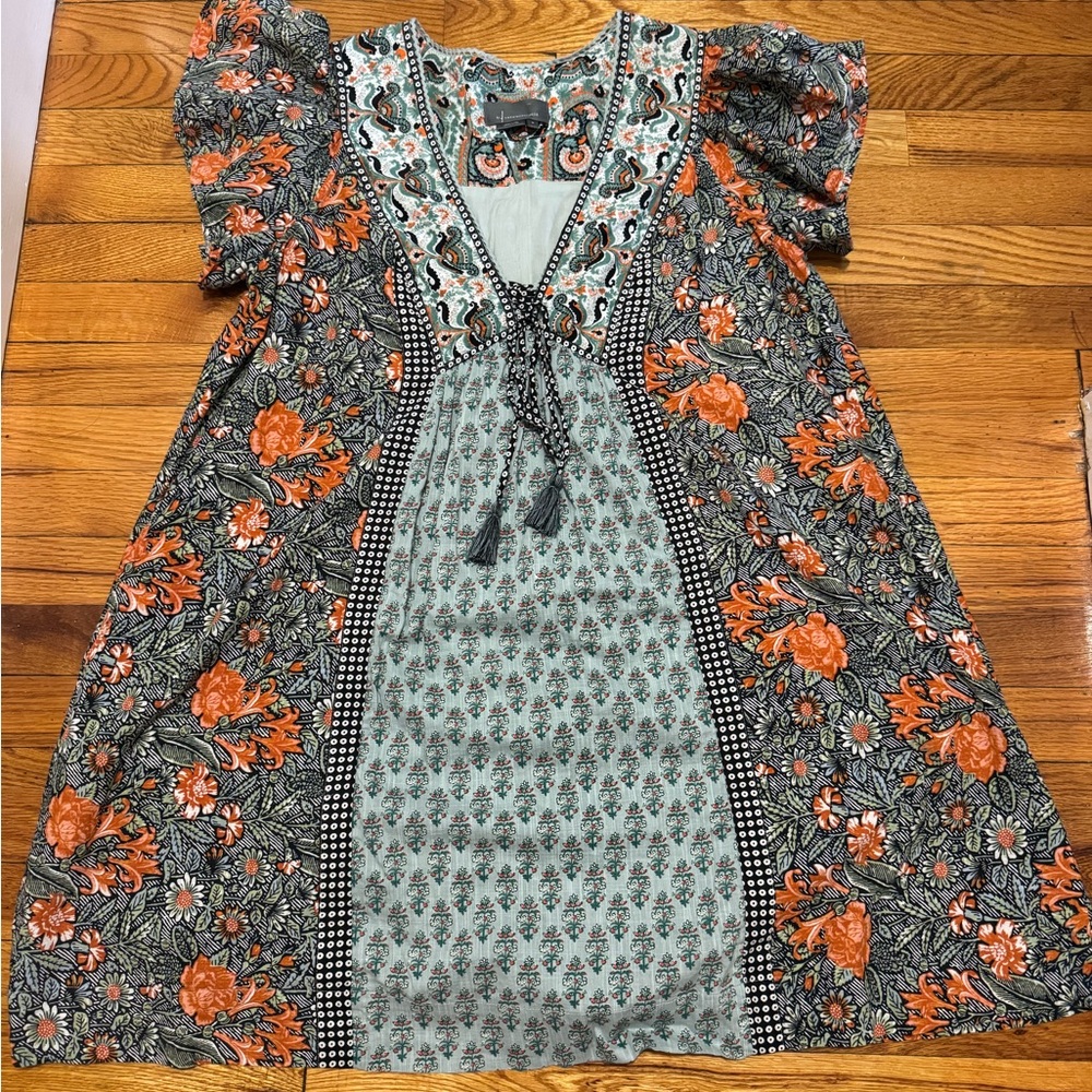 Anthropologie Astrid Tunic Floral Drews